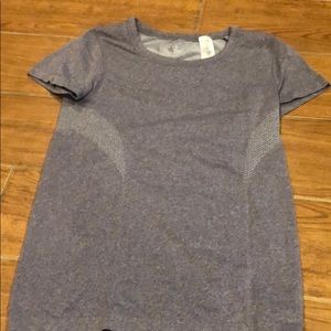 Purple workout shirt